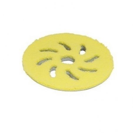 Полировальный диск из микрофибры d 80-100мм, желтый